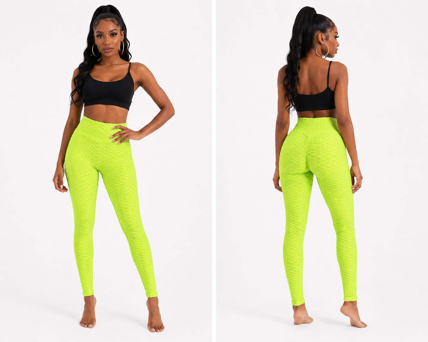 Neon Green Runch Leggings