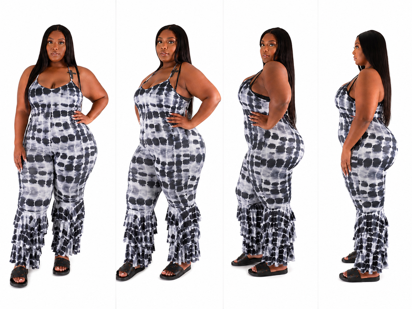 Tie Dye Halter Jumpsuit