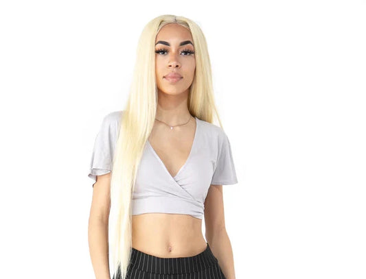 Grey Wrap Around Short Sleeve Crop Top