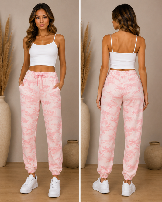 Pink Camo sweatpants