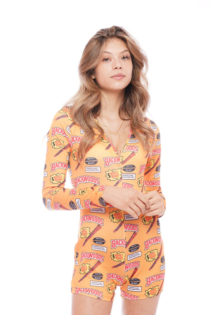 Mustard Woodz Long Sleeve Onesie