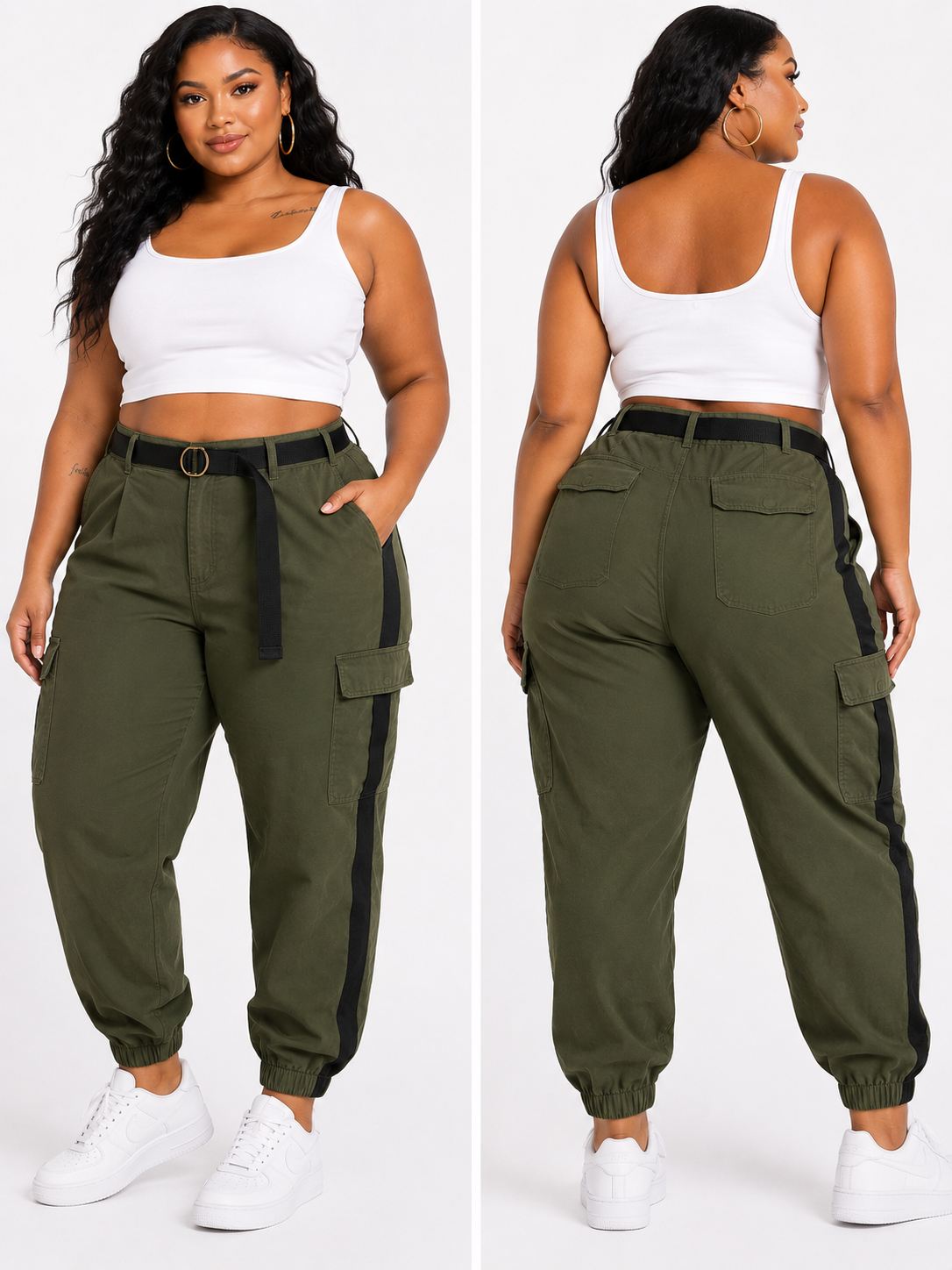 Olive Green Cargo Pants