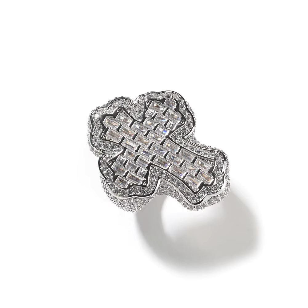 Silver Cross Ring