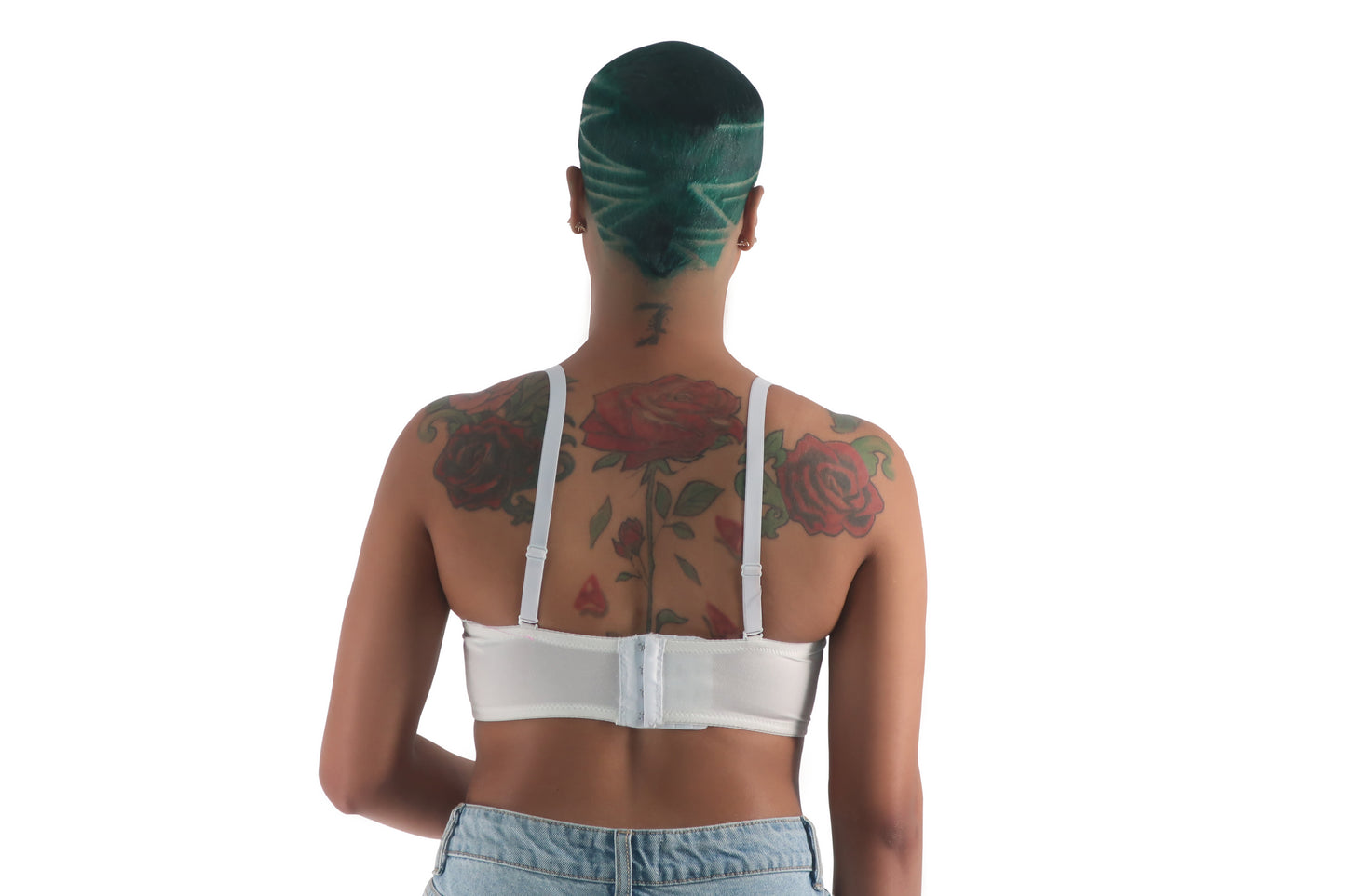 White Pearl Crystal Bra Top