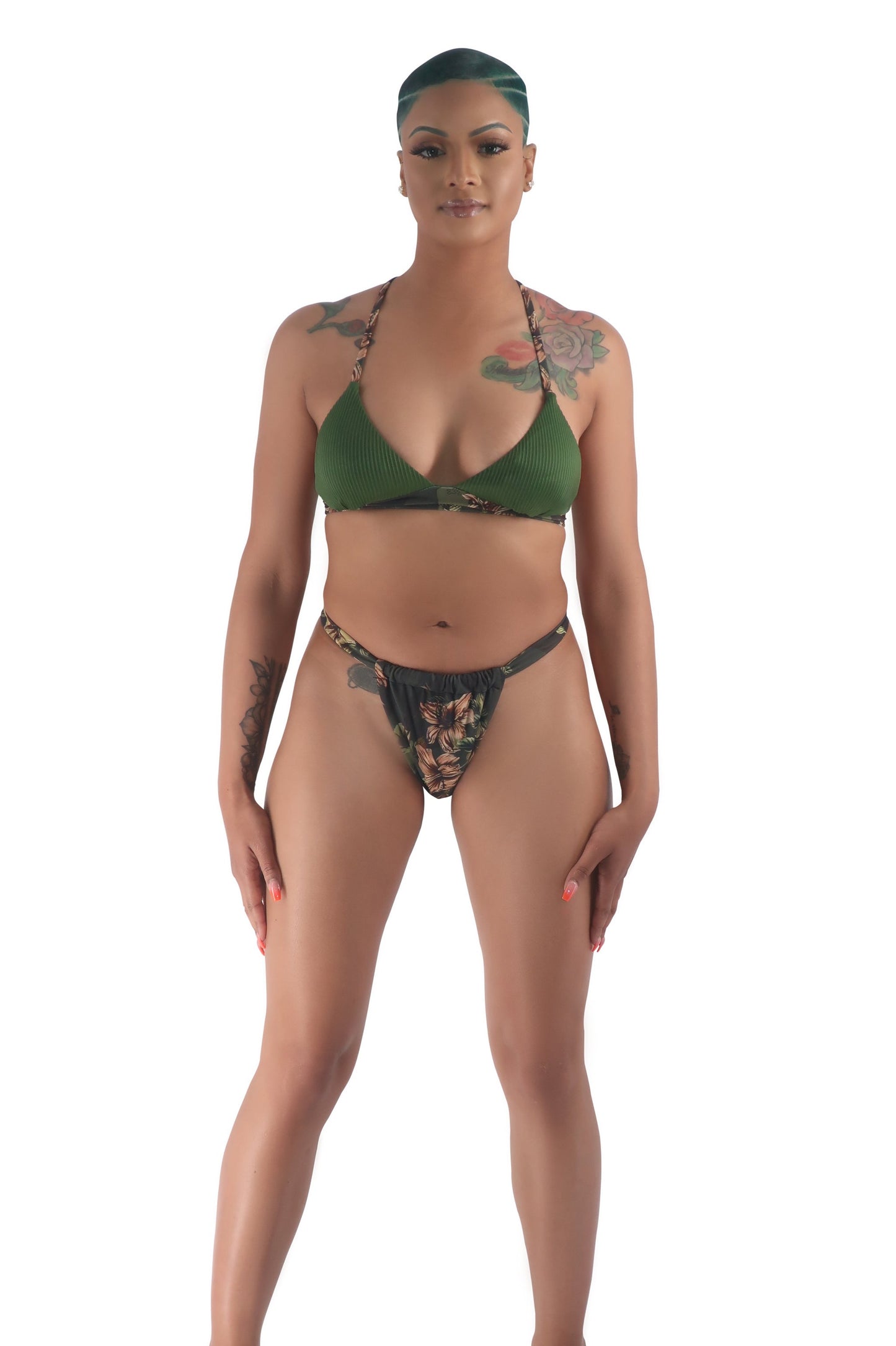 Green Jungle Bikini