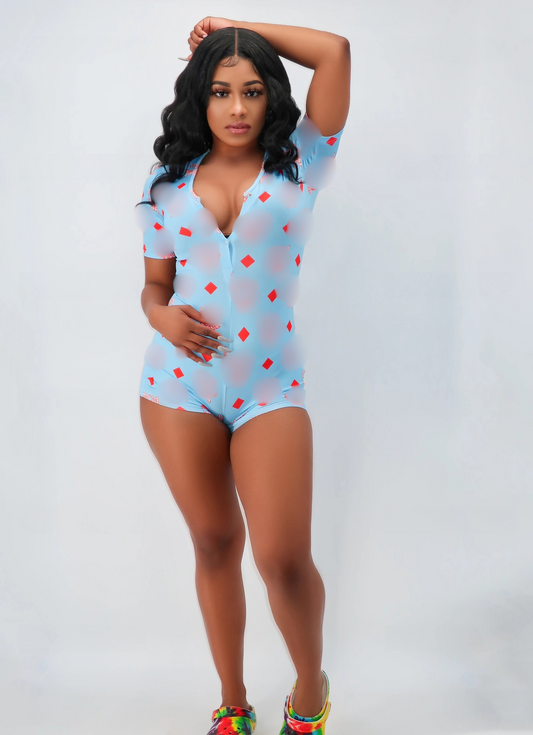 Blue MC Long Sleeve Onesie